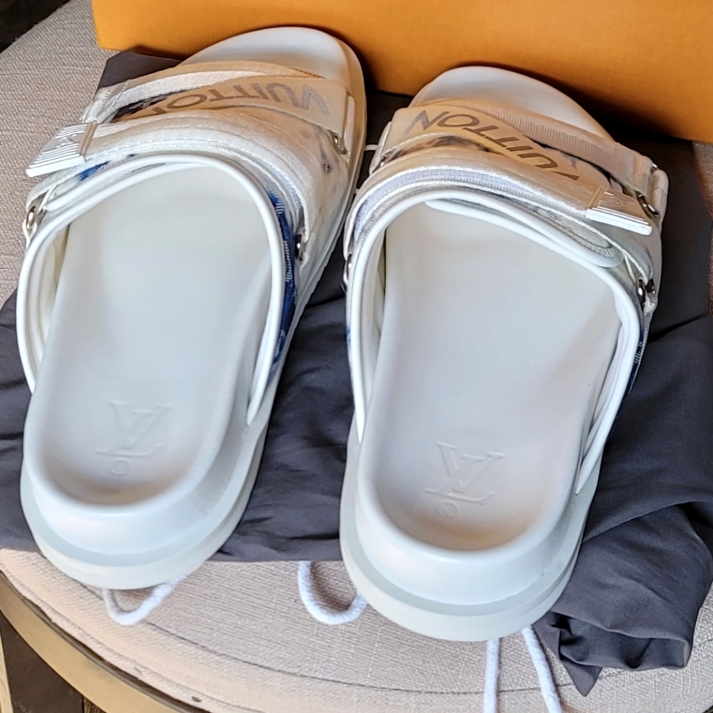 SOLD Louis Vuitton Mens Sandals U.S. 10 /UK 9 - Picture 5 of 16